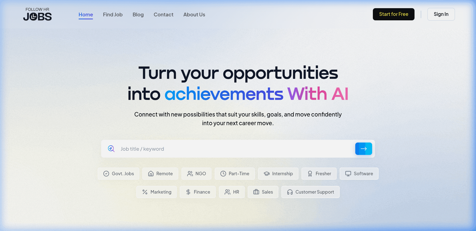 FollowHR Jobs – Job Board & Candidate Portal