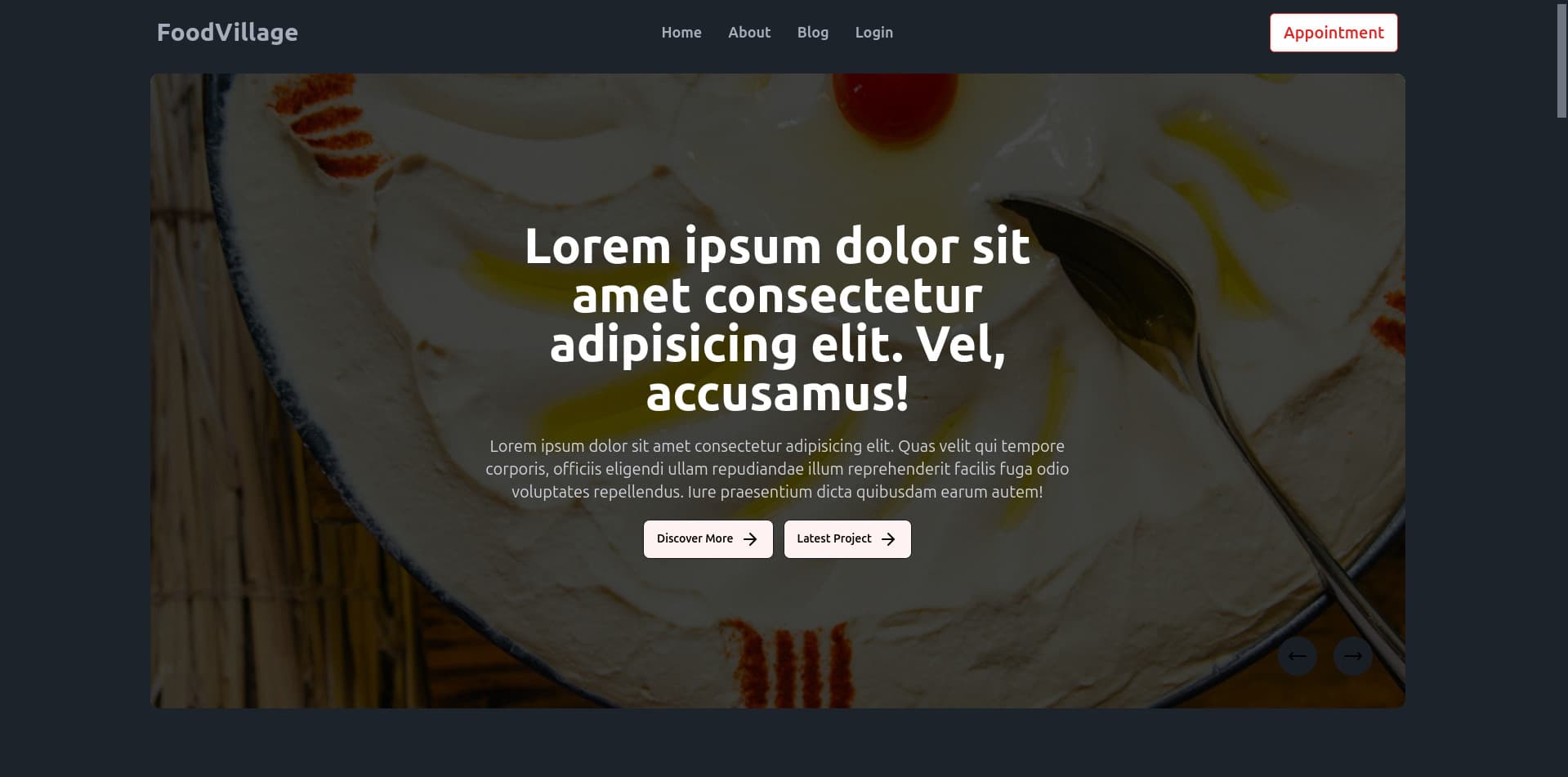 FoodVillage Restaurant